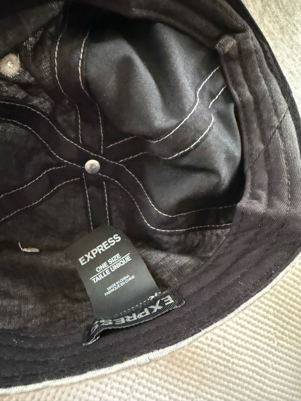 Express Gray 'YAY WEEKEND!' Baseball Cap - Picture 6 of 6